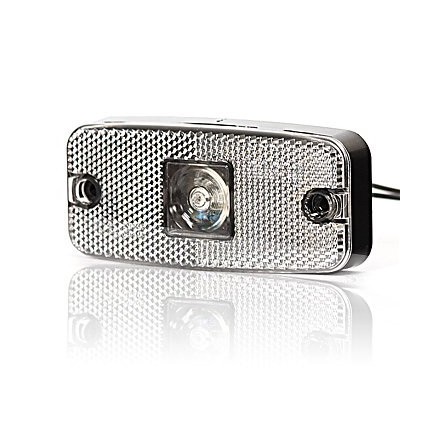 Lampa semirotunjita de pozitie fata cu LED 12V-24V