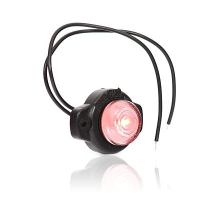 Lampa pozitie spate LED lens 12V-24V Rosu