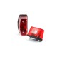Lampa numar circulatie rosu cu bec 12v-24V
