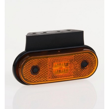 Lampa pozitie laterala cu 6 LEDURI  FT rotunjit cu suport