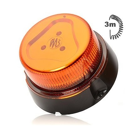 Girofar cu LED portocaliu 12-24V