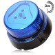 Girofar cu LED albastru 12-24V