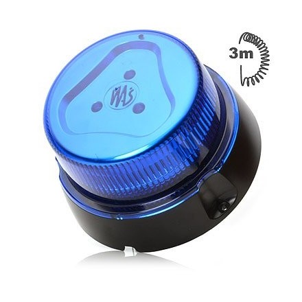 Girofar cu LED albastru 12-24V