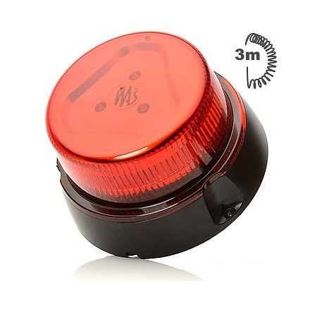 Girofar cu LED albastru 12-24V