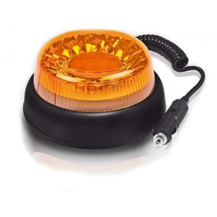 Girofar cu LED 2FUNCTII portocaliu 12-24V