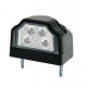 Lampa numar spate cu LED FT negru