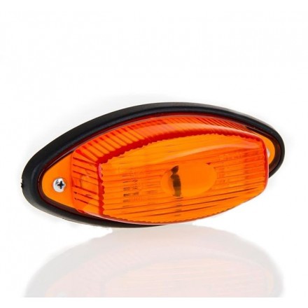 Lampa pozitie ovala cu bec portocaliu