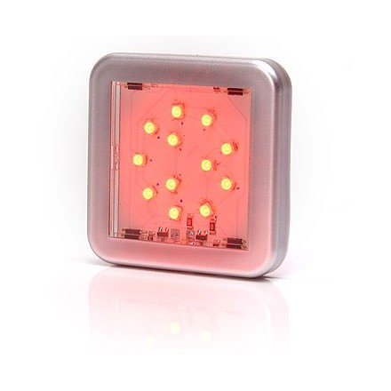 Lampa pozitie spate 12LED patrat