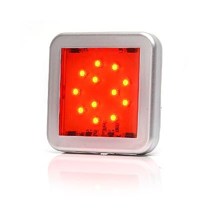 Lampa pozitie laterala 12LED patrat