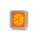 Lampa pozitie spate 12LED patrat matt