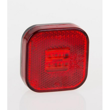 Lampa pozitie patrat cu LED 12V-24V