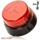 Girofar cu LED 1 functie rosu 12-24V