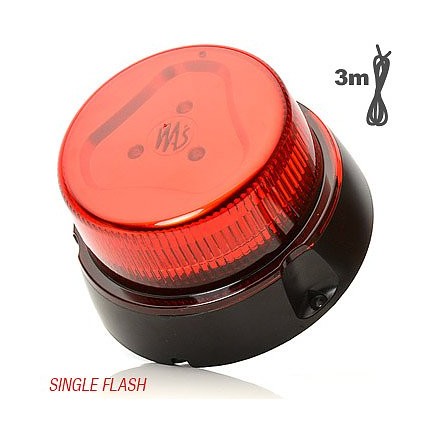 Girofar cu LED 1 functie rosu 12-24V