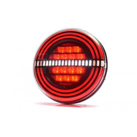 Lampa rotunda spate LED  flat cu 3 functii