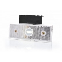 Lampa pozitie RECT1 LED WHITE 12-24V