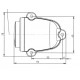 Lampa mers inapoi 12LED