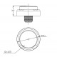 Lampa mers inapoi 12LED