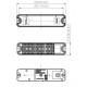 Lampa spate mini 18LED 12V-24V