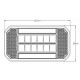 Lampa spate mini 18LED 12V-24V