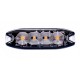 Lampa avertizare stroboscop 4LED portocaliu