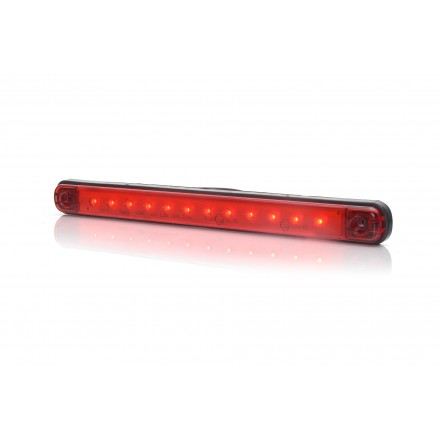 Lampa stop frana 12 LED rosu W207 12V-24V