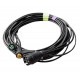 Instalatie electrica cablaj remorca remorca ASPOCK 4,5 m priza 7 PIN baioneta 2 x 5 PIN